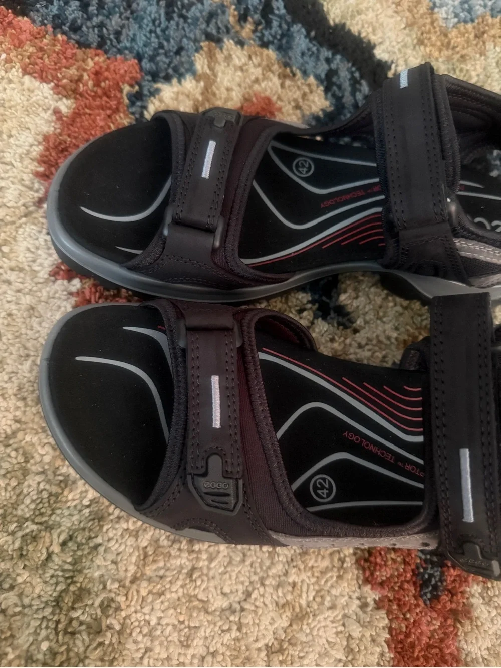 ECCO Men Comfort Strap Sandals - Adjustable Fit